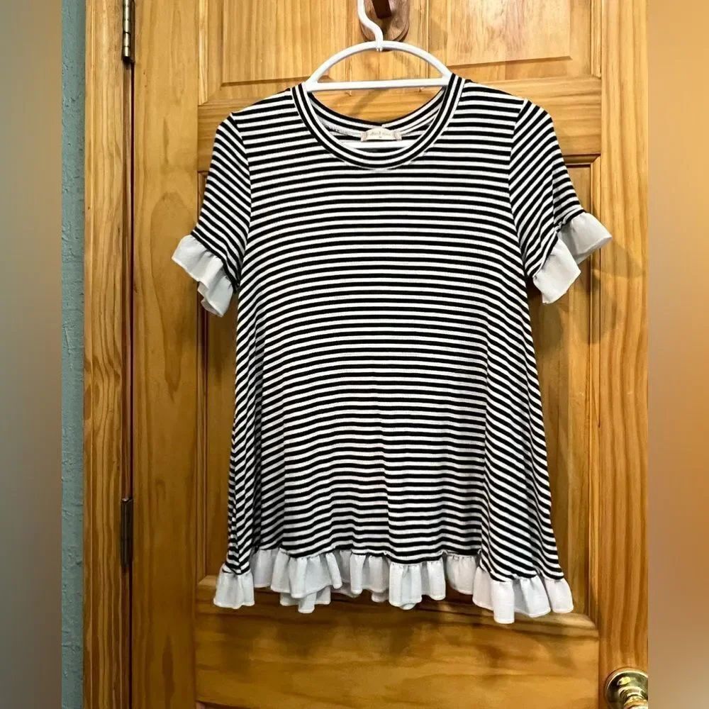 Altar’d State size M black and white striped blouse